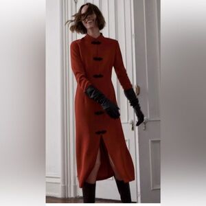 Zara holiday long sleeve dress S